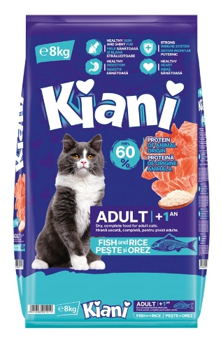 KIANI Adult All Breed cu PEȘTE și OREZ (+1an)